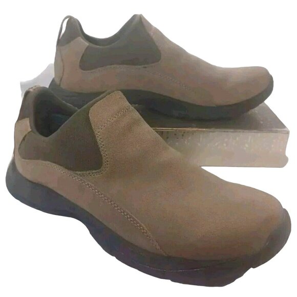 L.L. Bean Women’s Size 9.5 M Suede Nubuck Leather Moc Slip On Loafer Sho… - Picture 2 of 7